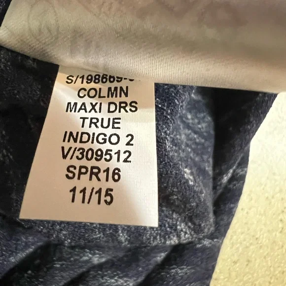 GAP Dark Blue Maxi sleeveless tank dress - Picture 4 of 4